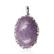 Ciondolo in argento con Lepidolite