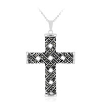 Collana in argento con Marcassite