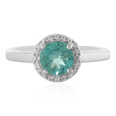 Anello in argento con Apatite Blu