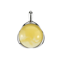 Ciondolo in argento con Ambra Baltica