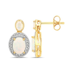 Orecchini in argento con Opale di Welo