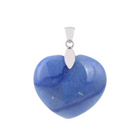 Ciondolo in argento con Quarzo Blu