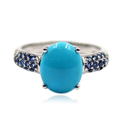 Anello in argento con Turchese Sleeping Beauty (Faszination Türkis)