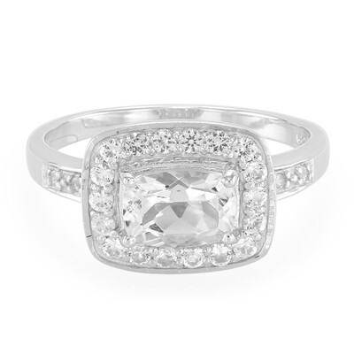 Anello in argento con Goshenite