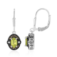 Orecchini in argento con Peridoto