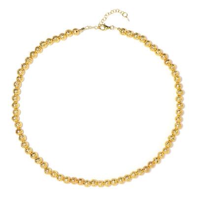 Collana in argento con Lava Dorata