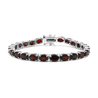 Bracciale in argento con Granato