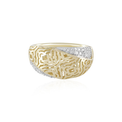 Anello in oro con Diamante I1 (I)  (Ornaments by de Melo)
