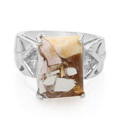 Anello in argento con Mokaite