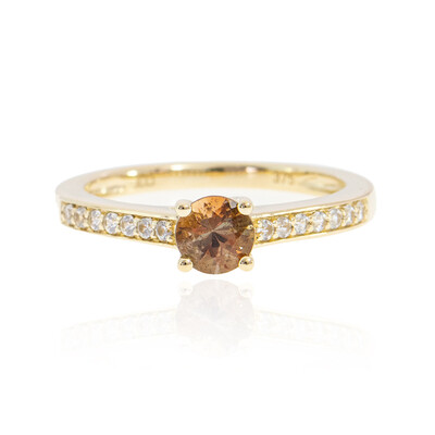 Anello in oro con Andalusite