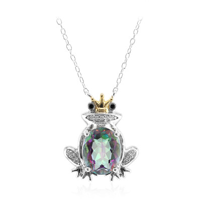 Collana in argento con Quarzo Mistico