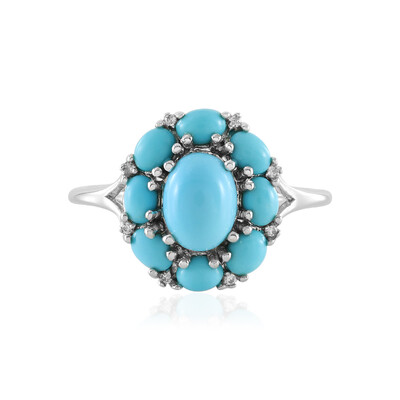 Anello in argento con Turchese Sleeping Beauty
