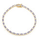 Bracciale in argento con Tanzanite