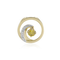 Ciondolo in oro con Diamante Giallo SI2