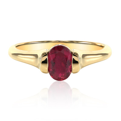 Anello in oro con Rubellite (Tenner Diniz)