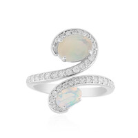Anello in argento con Opale di Welo