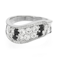 Anello in argento con Zaffiro Bianco