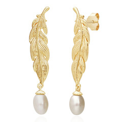 Orecchini in argento con Perla di Acqua Dolce