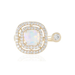 Anello in oro con Opale di Welo AAA (de Melo)
