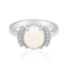 Anello in argento con Opale di Welo