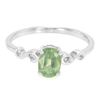 Anello in argento con Cianite Menta