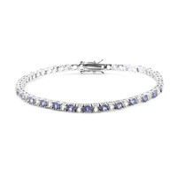 Bracciale in argento con Topazio Bianco
