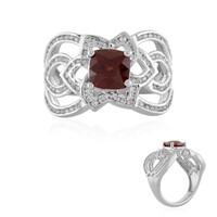Anello in argento con Zircone Mogano (de Melo)