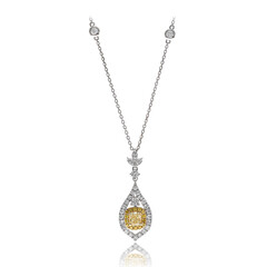 Collana in oro con Diamante Giallo SI2 (CIRARI)