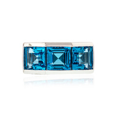 Anello in argento con Topazio Marambaia