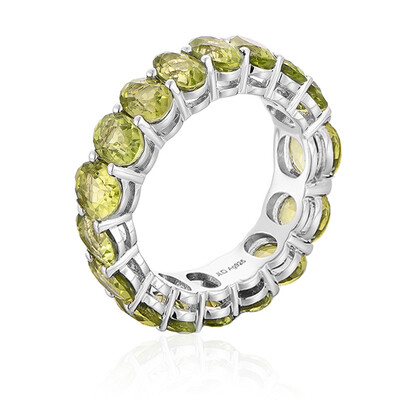 Anello in argento con Peridoto
