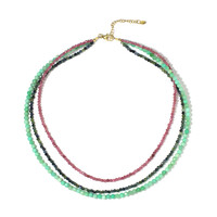 Collana in argento con Tormalina Rosa Nigeriana