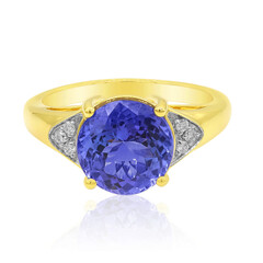 Anello in oro con Tanzanite AAA (AMAYANI)