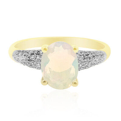 Anello in oro con Opale di Welo AAA (de Melo)