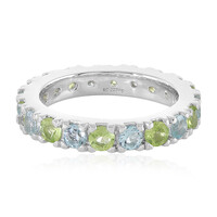 Anello in argento con Peridoto