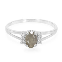 Anello in argento con Labradorite