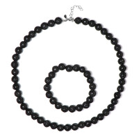 Parure in argento con Perla di Lava
