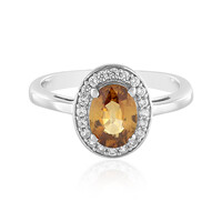 Anello in argento con Zircone Mandarino