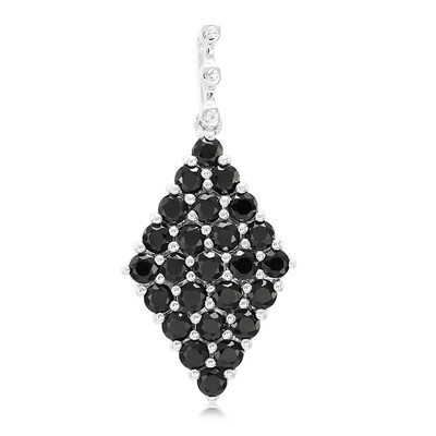 Ciondolo in argento con Spinello Nero