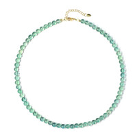 Collana in argento con Fluorite Verde