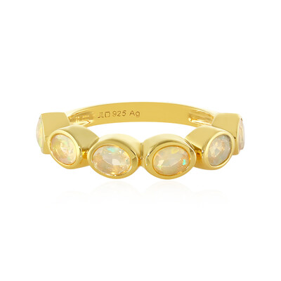 Anello in argento con Opale di Welo