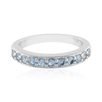 Anello in argento con Acquamarina Santa Maria