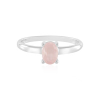 Anello in argento con Quarzo Rosa