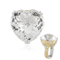 Anello in argento con Quarzo Bianco (Gems en Vogue)