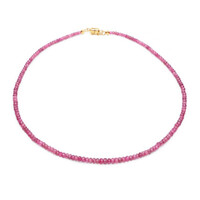 Collana in argento con Tormalina Rosa