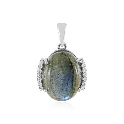 Ciondolo in argento con Labradorite