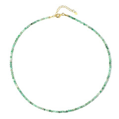 Collana in argento con Smeraldo Zambia