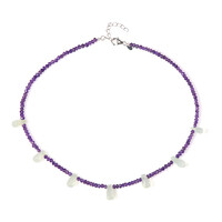 Collana in argento con Acquamarina Brasiliana
