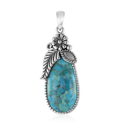 Ciondolo in argento con Turchese Kingman Mohave Blu (Art of Nature)
