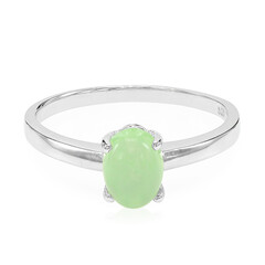 Anello in argento con Crisoprasio