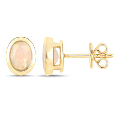 Orecchini in oro con Opale di Welo